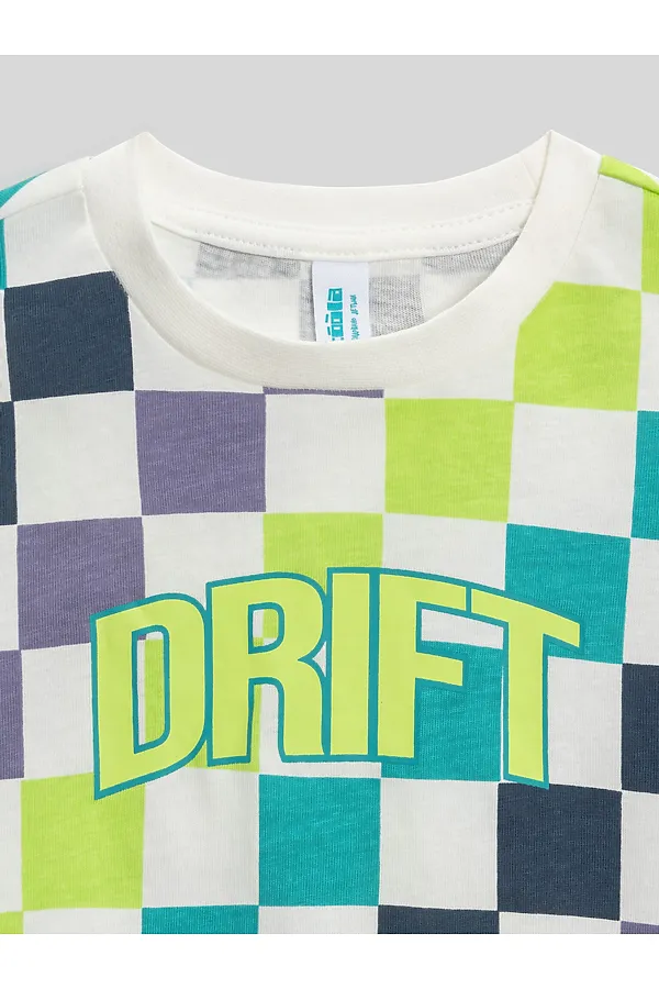 Футболка ACOOLA, бирюзовая клетка - фото 2