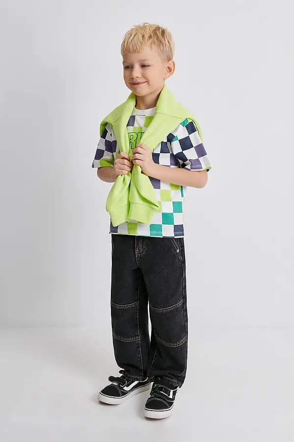 Футболка ACOOLA, бирюзовая клетка - фото 2