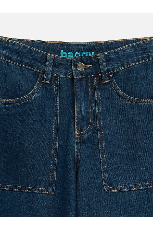 Брюки джинсовые ACOOLA, темно-синий - фото 2