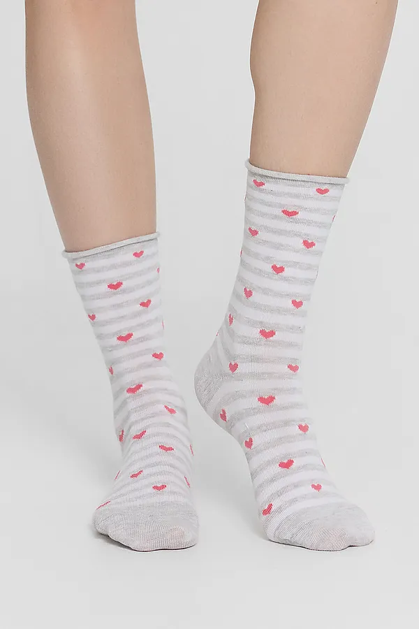 Носки женские MARK FORMELLE, св.серый меланж - фото 2