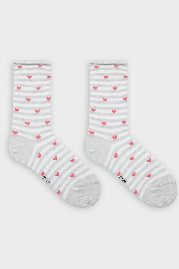 Носки женские MARK FORMELLE, св.серый меланж - фото 2