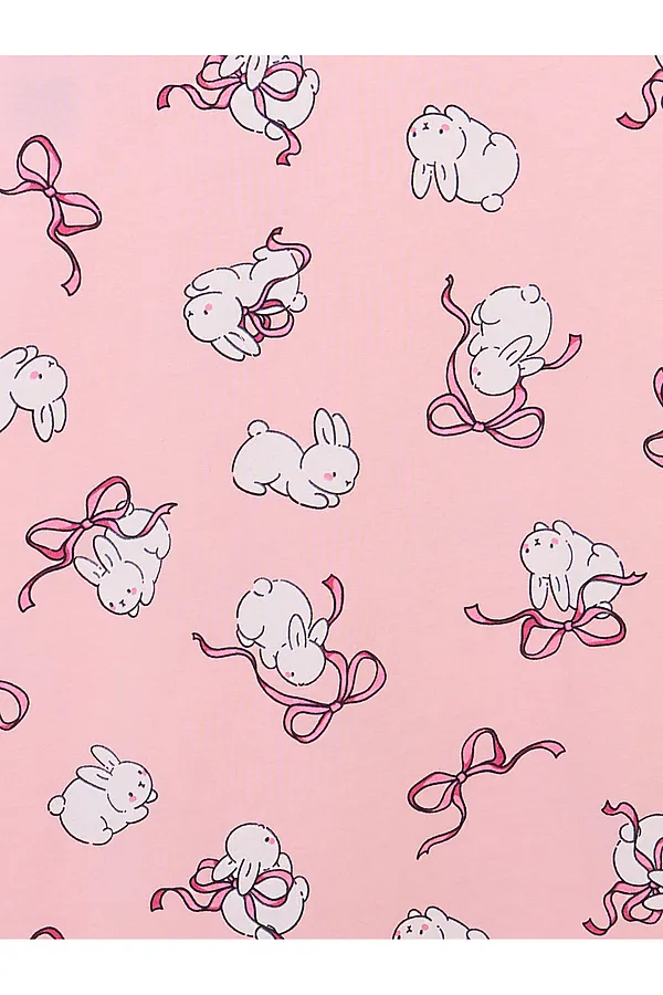 Сорочка ночная для девочек MARK FORMELLE, зайчики на розовом - фото 2