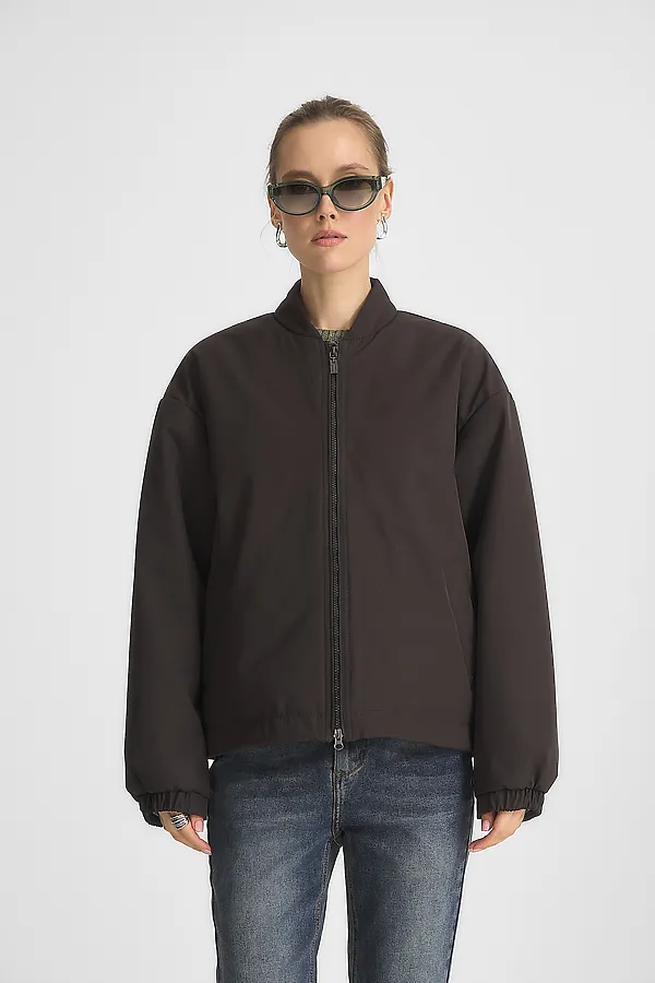 Куртка женская HOOPS, коричневый - фото 2