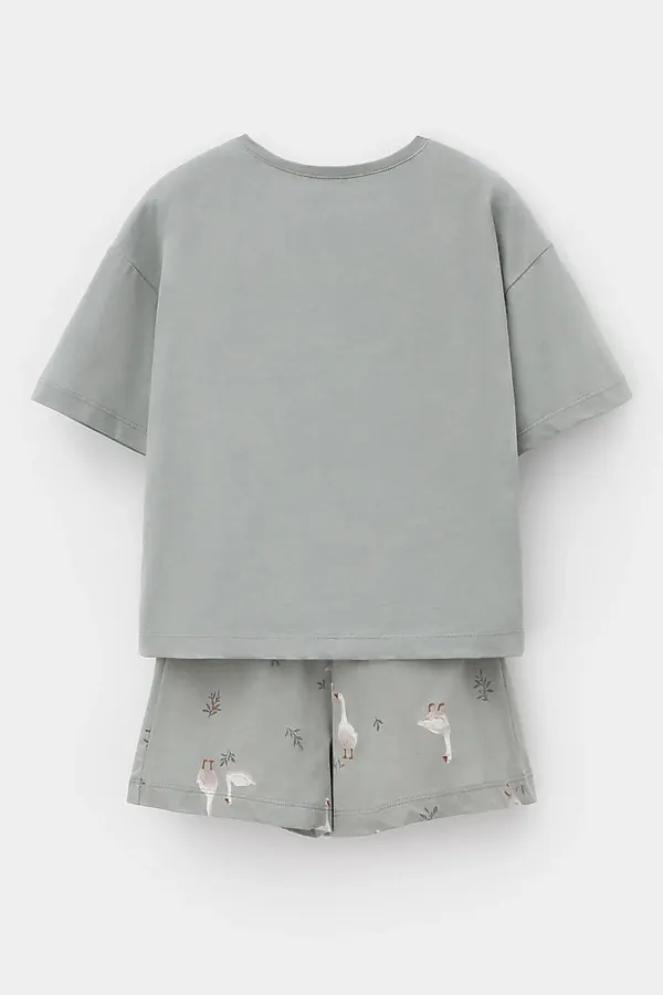 Пижама CROCKID, оливковый - фото 2