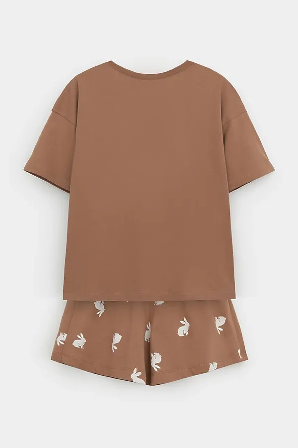 Пижама CROCKID, шоколадный - фото 2