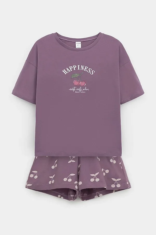 Пижама CROCKID, сливовый - фото 2