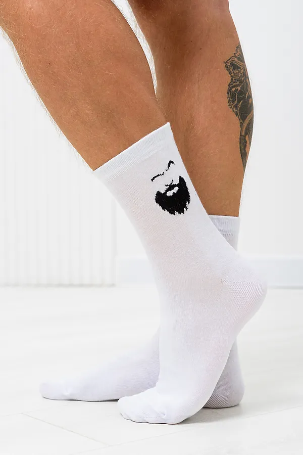 Носки стандарт Барбер (набор 2 пары) НАТАЛИ, белый - фото 2