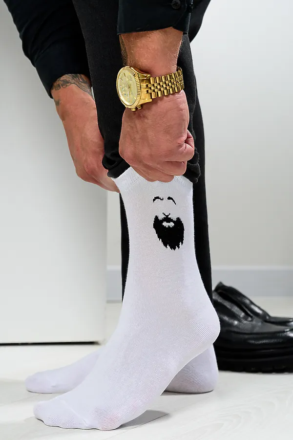 Носки стандарт Барбер (набор 2 пары) НАТАЛИ, белый - фото 2