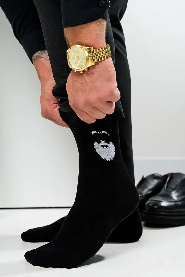 Носки стандарт Барбер (набор 2 пары) НАТАЛИ, черный - фото 2