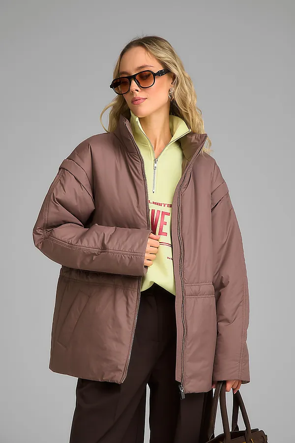 Куртка женская HOOPS, какао - фото 2