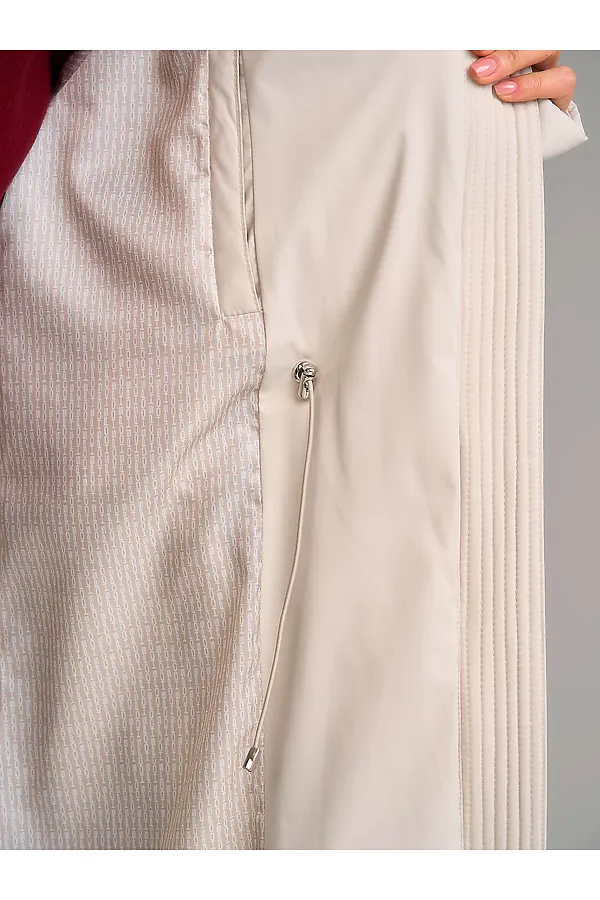 Плащ утепленный HOOPS, светло-бежевый - фото 2