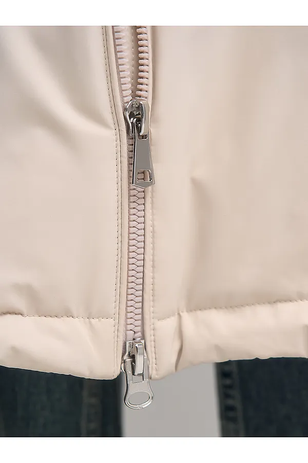 Плащ утепленный HOOPS, светло-бежевый - фото 2