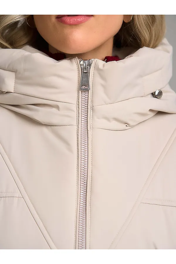 Плащ утепленный HOOPS, светло-бежевый - фото 2