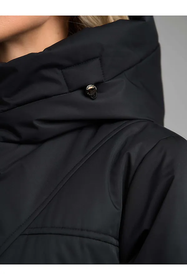 Плащ утепленный HOOPS, черный - фото 2