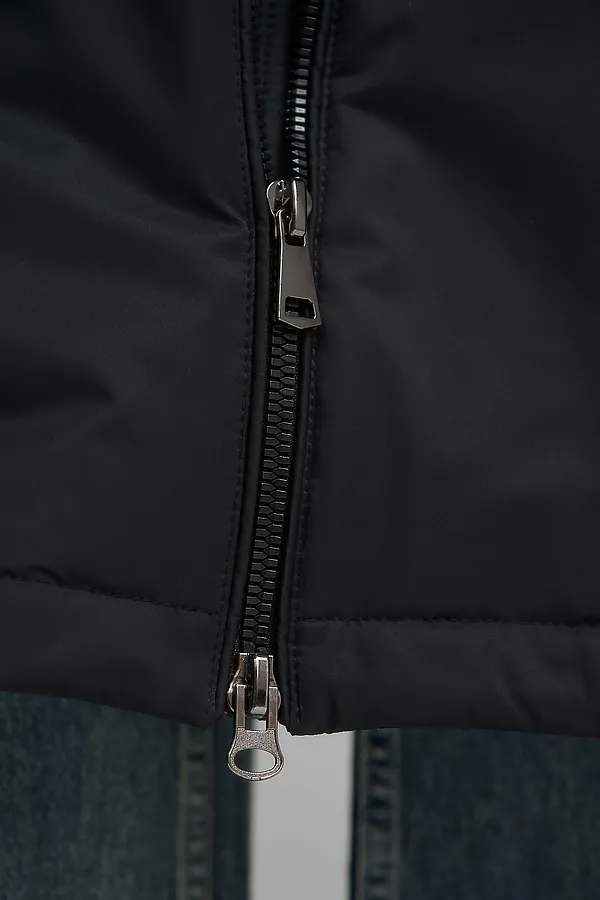 Плащ утепленный HOOPS, черный - фото 2