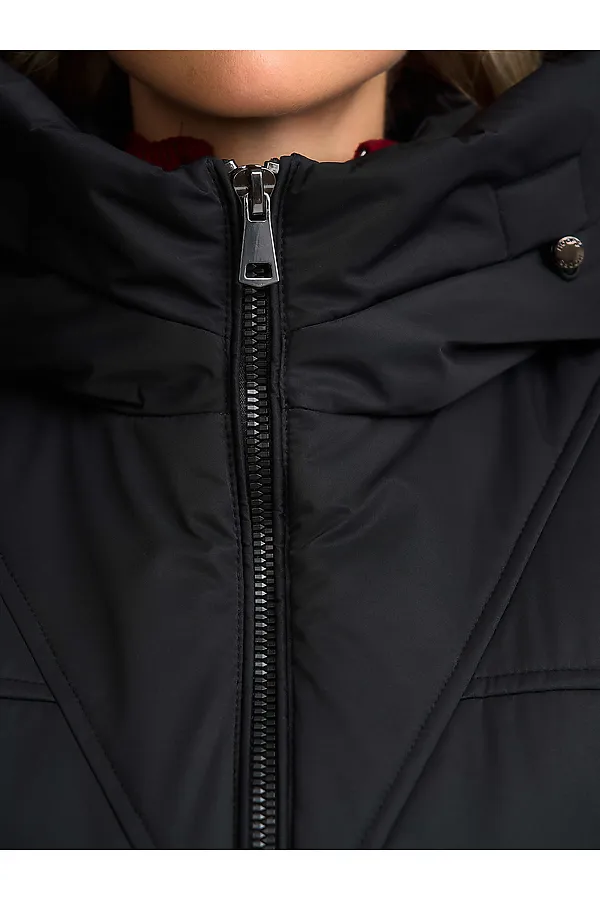 Плащ утепленный HOOPS, черный - фото 2