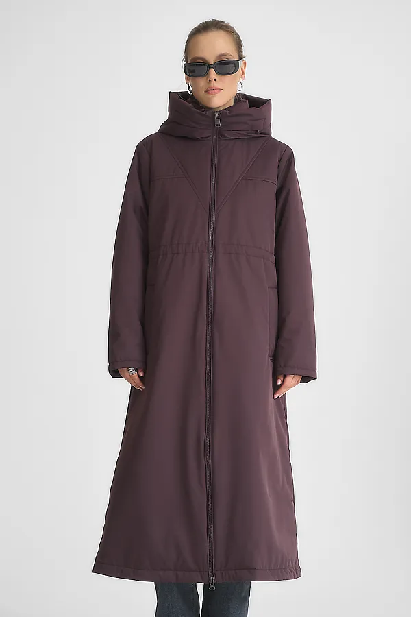  Плащ утепленный HOOPS, винный - фото 2
