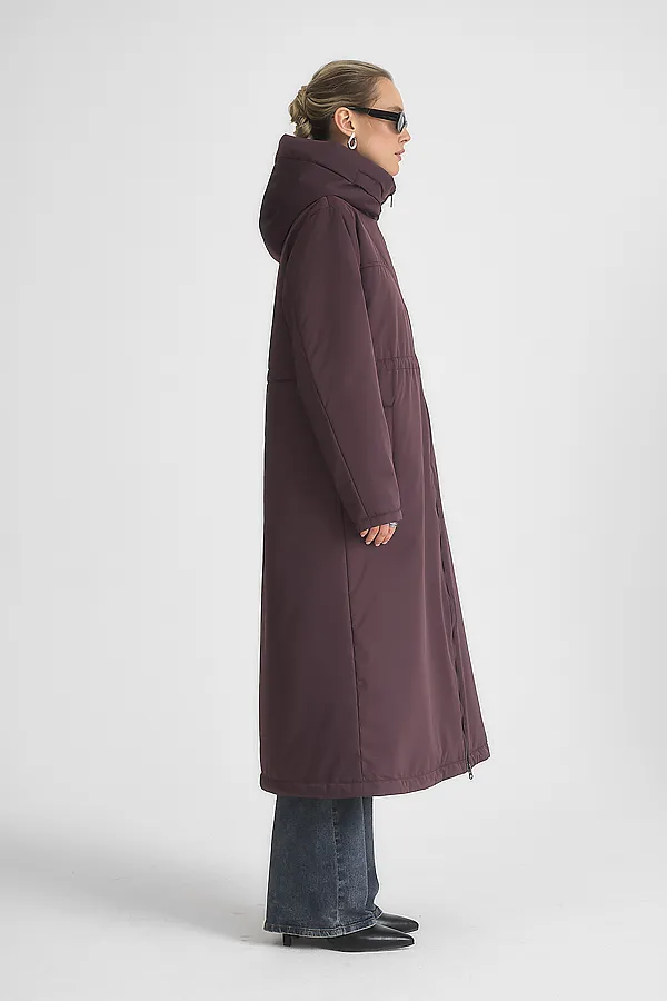  Плащ утепленный HOOPS, винный - фото 2