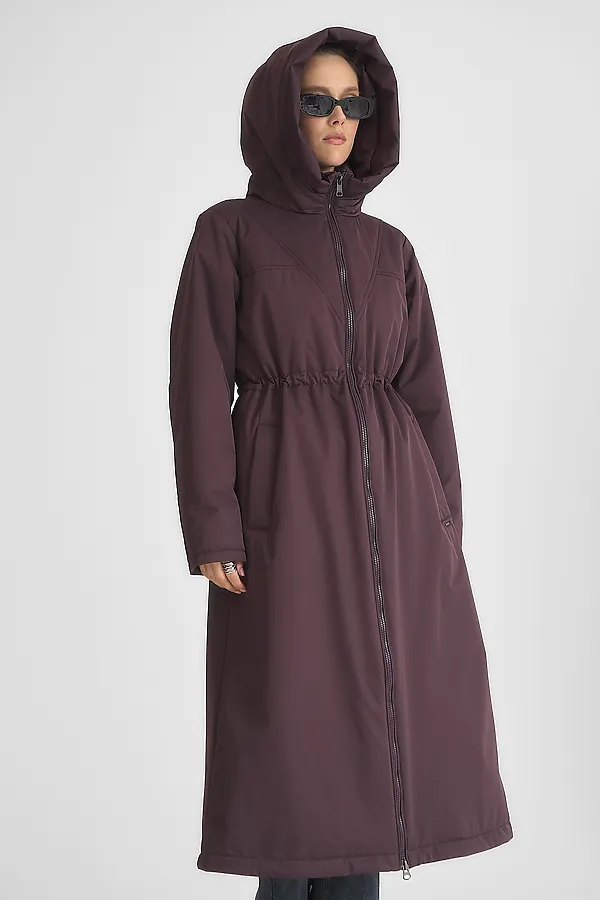  Плащ утепленный HOOPS, винный - фото 2