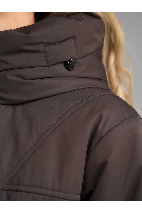 Плащ утепленный HOOPS, коричневый - фото 2