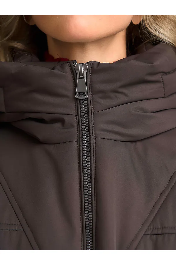 Плащ утепленный HOOPS, коричневый - фото 2