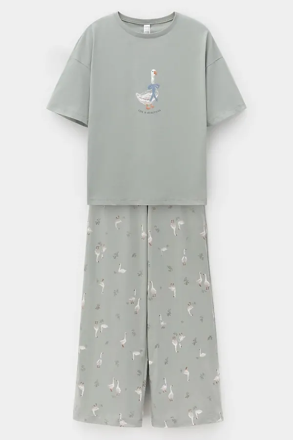 Пижама VERY NEAT, оливковый - фото 2