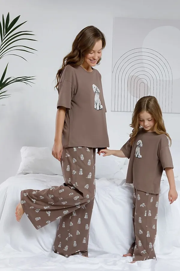 Пижама VERY NEAT, каппучино - фото 2