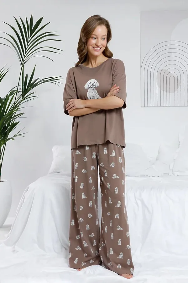 Пижама VERY NEAT, каппучино - фото 2