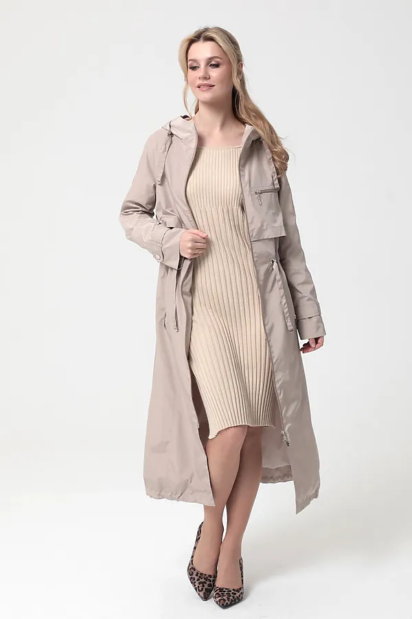 Плащ DIZZYWAY, бежевый - фото 2