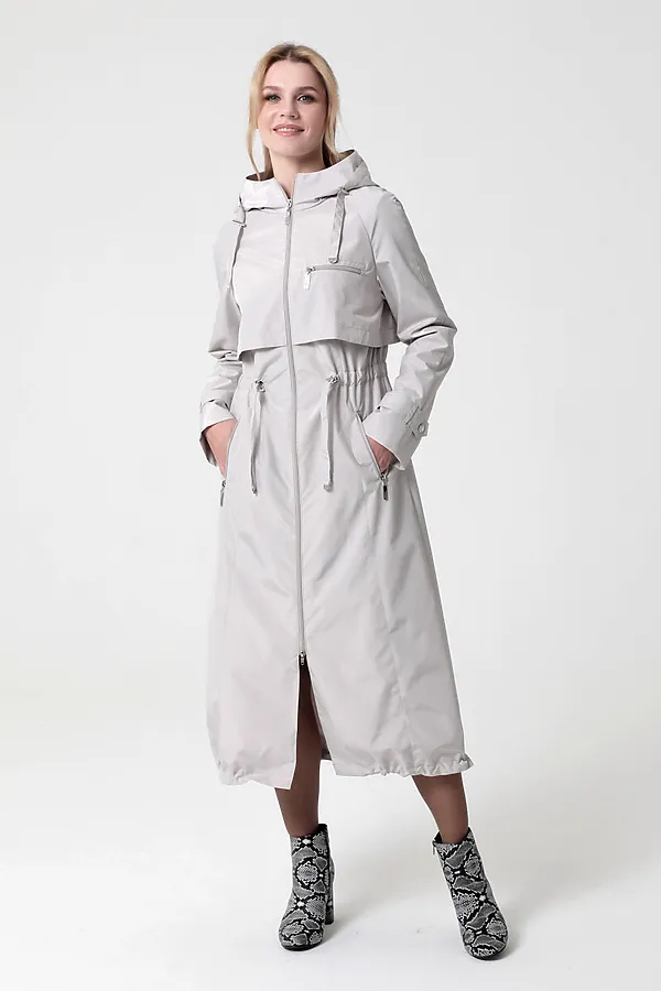 Плащ DIZZYWAY, св.серый - фото 2