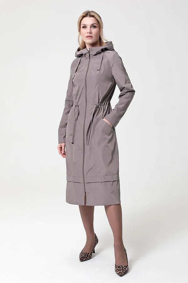 Плащ DIZZYWAY, серо-коричневый - фото 2