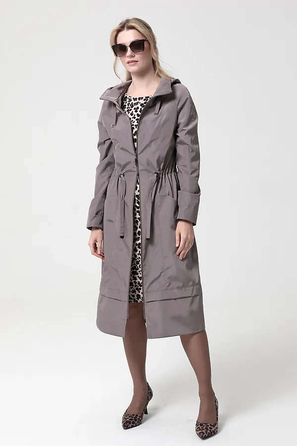 Плащ DIZZYWAY, серо-коричневый - фото 2