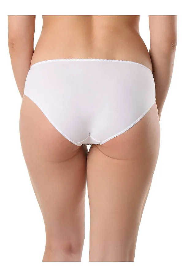 CONTE SENSUELLE RP3101 Трусы женские «слип» со средней линией талии CONTE ELEGANT, white - фото 2