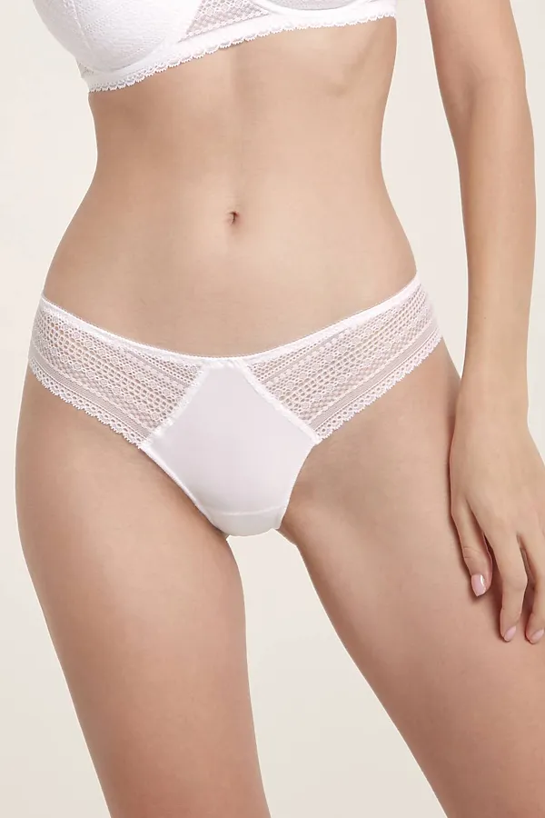 CONTE VINTAGE RP6072 Трусы женские «танга» со средней линией талии CONTE ELEGANT, white - фото 2