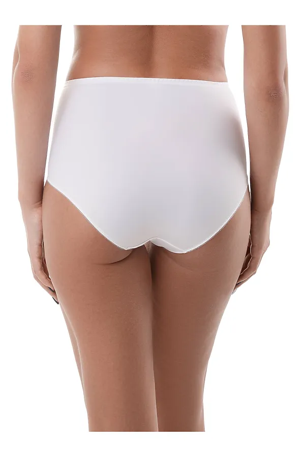 CONTE VOILE RP2023 Трусы женские «слипы» с высокой линией талии CONTE ELEGANT, white - фото 2