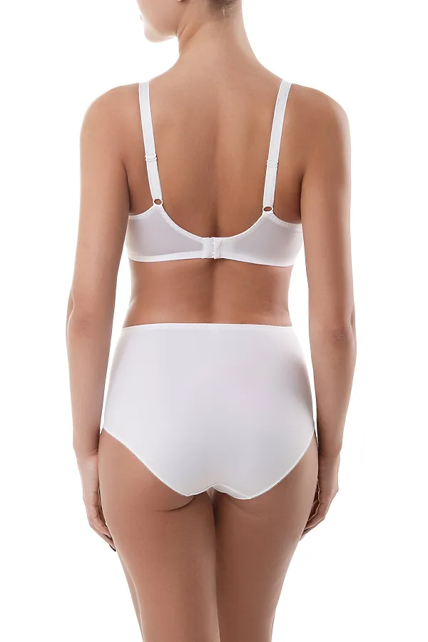 CONTE VOILE RP2023 Трусы женские «слипы» с высокой линией талии CONTE ELEGANT, white - фото 2
