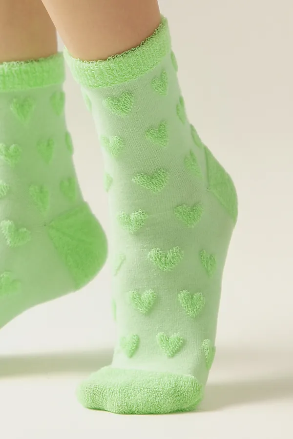 CONTE COMFORT Махровые носки из хлопка с объемными рисунками CONTE ELEGANT, салатовый - фото 2