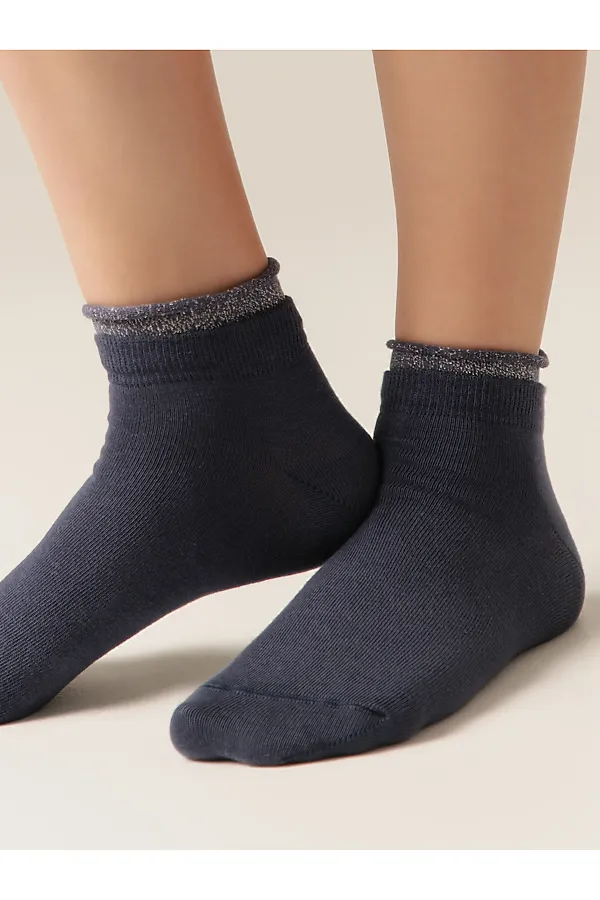 CONTE ACTIVE Носки женские CONTE ELEGANT, темный джинс - фото 2