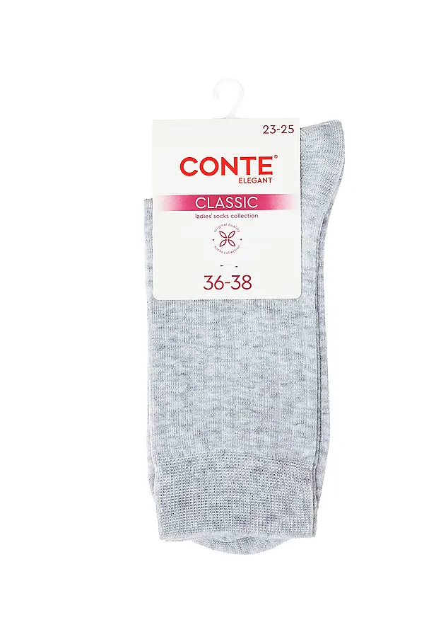 CONTE CLASSIC Носки женские CONTE ELEGANT, светло-серый - фото 2