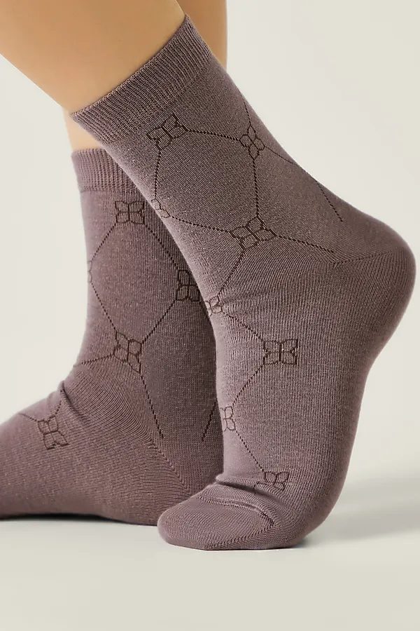 CONTE CLASSIC Носки женские CONTE ELEGANT, кофейный - фото 2