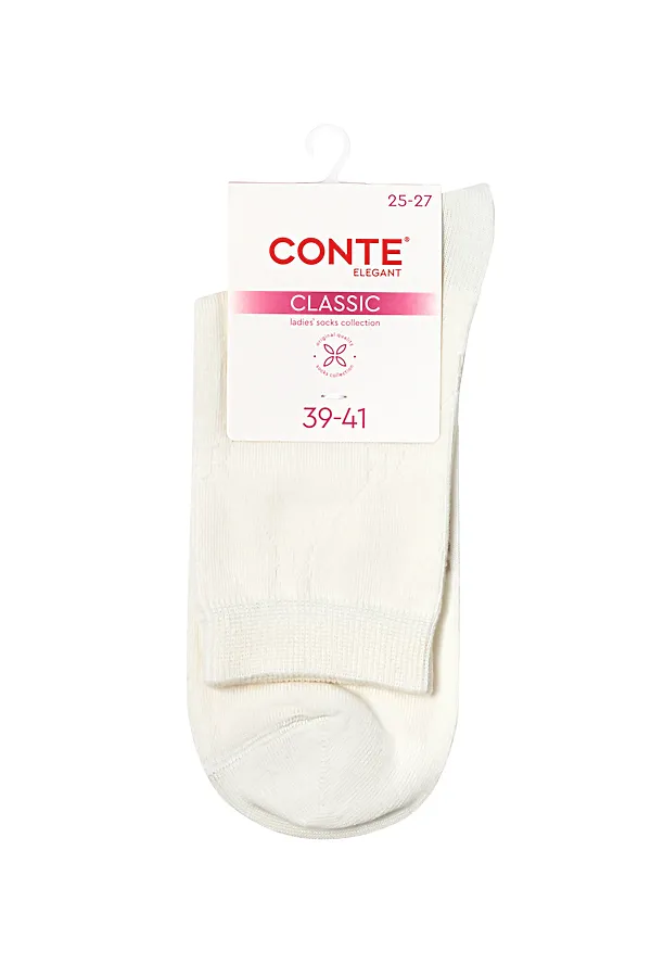 CONTE CLASSIC Носки женские CONTE ELEGANT, молочный - фото 2