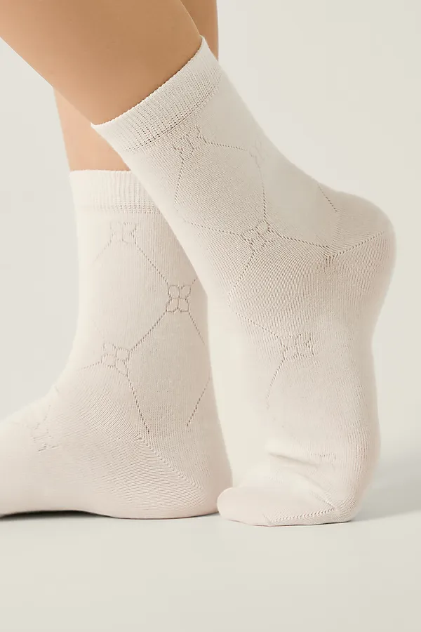 CONTE CLASSIC Носки женские CONTE ELEGANT, молочный - фото 2