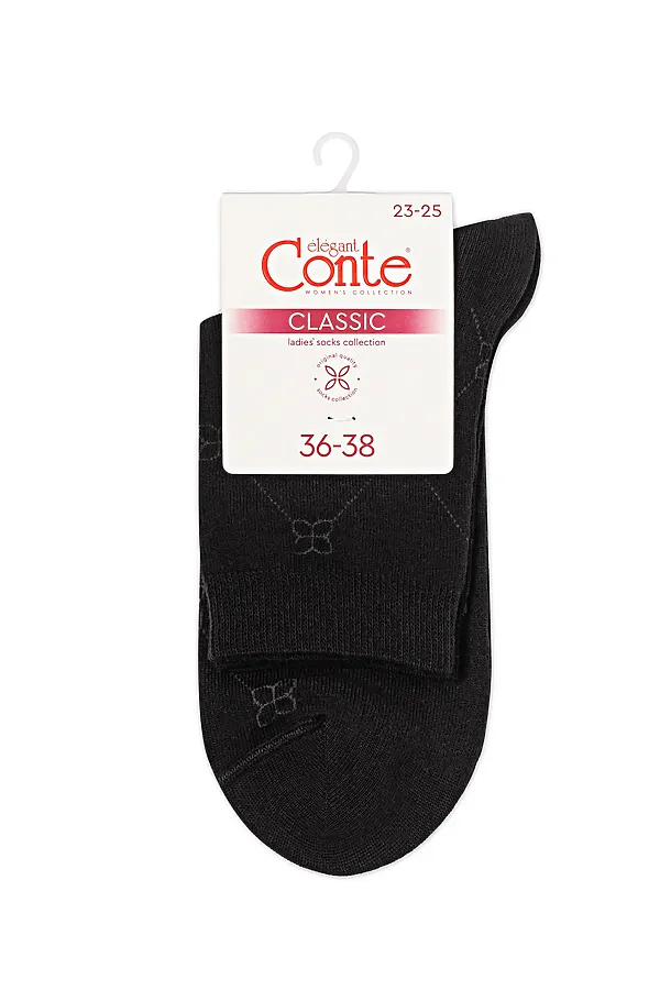 CONTE CLASSIC Носки женские CONTE ELEGANT, черный - фото 2
