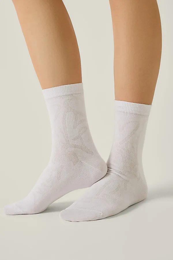 CONTE CLASSIC Носки женские CONTE ELEGANT, white - фото 2