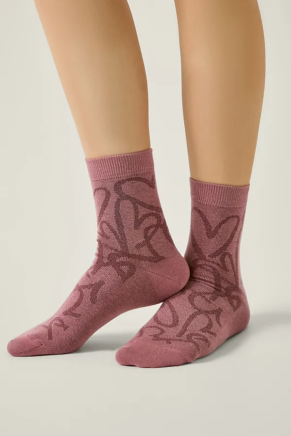 CONTE CLASSIC Носки женские CONTE ELEGANT, пепельно-розовый - фото 2