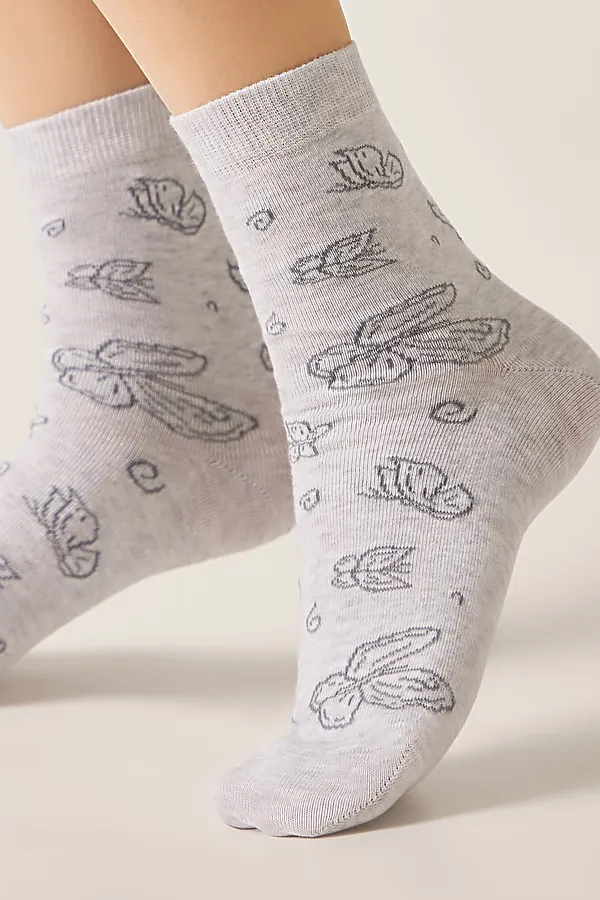 CONTE CLASSIC Носки женские CONTE ELEGANT, светло-серый - фото 2