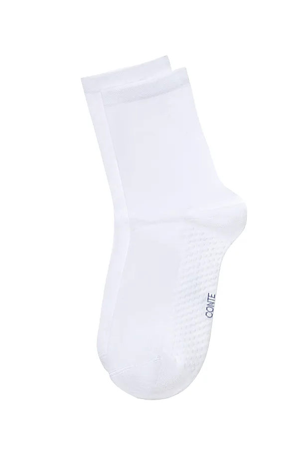 CONTE CLASSIC Носки женские хлопковые (массажный эффект) CONTE ELEGANT, белый - фото 2