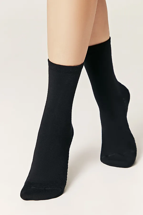 CONTE CLASSIC Носки женские хлопковые (массажный эффект) CONTE ELEGANT, черный - фото 2