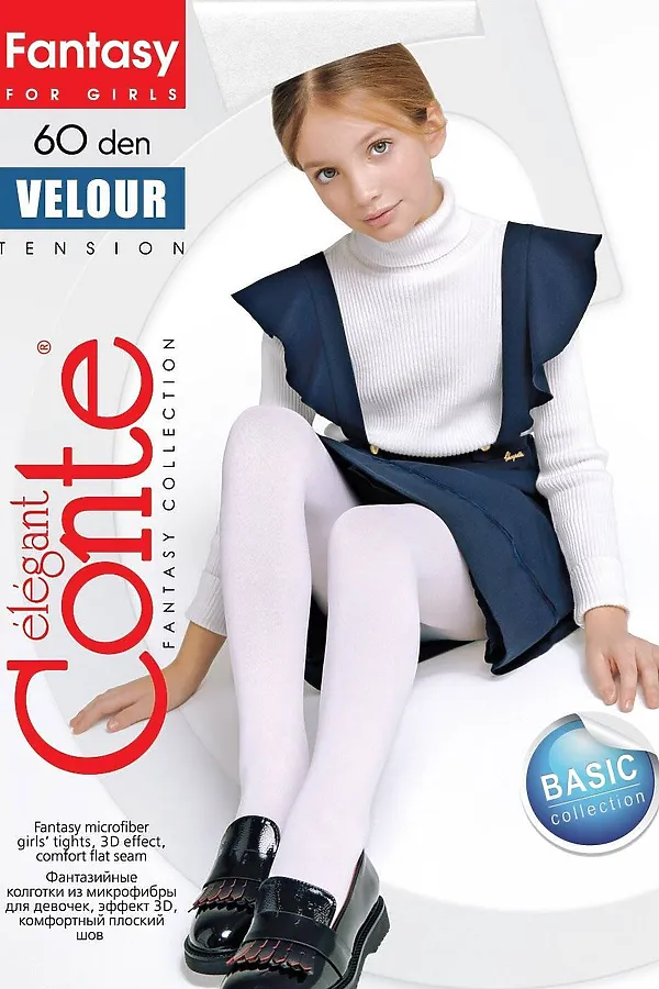 CONTE VELOUR 60 Колготки детские CONTE ELEGANT, marino - фото 2