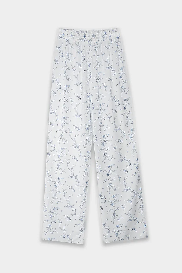 Костюм женский (жакет, брюки) MARK FORMELLE, цветы на св.молочном - фото 2